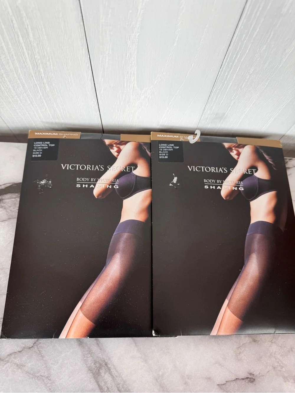 Victoria's Secret Sheer Shaping Tights - Black